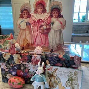 Easter sign and eggs, die cut bundle